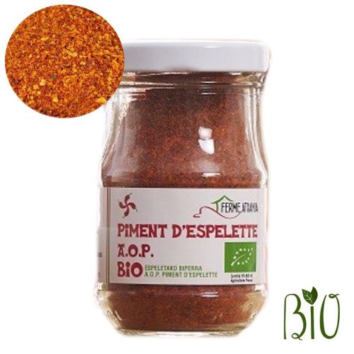 Bio Piment d-Espelette Chilipulver AOP 40 gr
