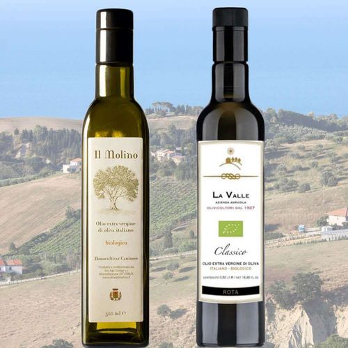 Italian Olive Oil Duo 2x500ml Extra Virgin Economy Set